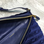 BLN-Ciaga Souvenir XXS Belt Bag In Dark Blue, For Women,  Bags 11.8in/30LO