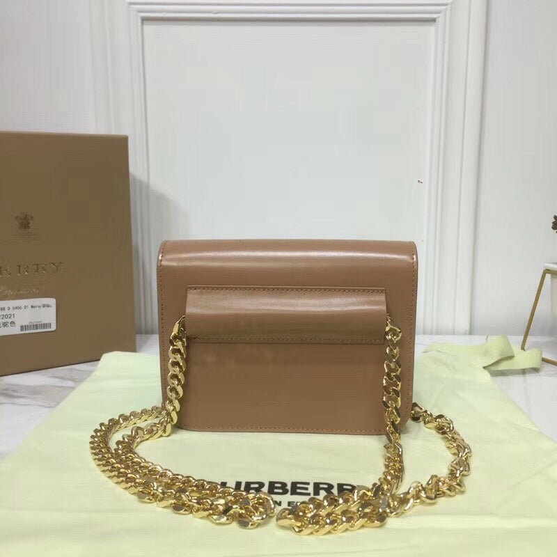 B-Berry - BB  Tb Chain Belt Bag Brown For Women, Bags 6.6in/17LO