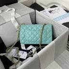 CHL - Mini Classic Handbag Light Blue For Women 7.9in/20LO