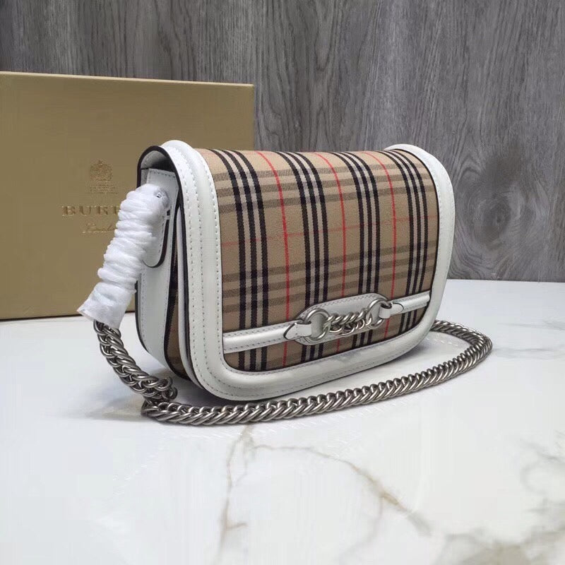 B-Berry - BB  1983 Check LiNike Bag White For Women, Bags 9in/23LO