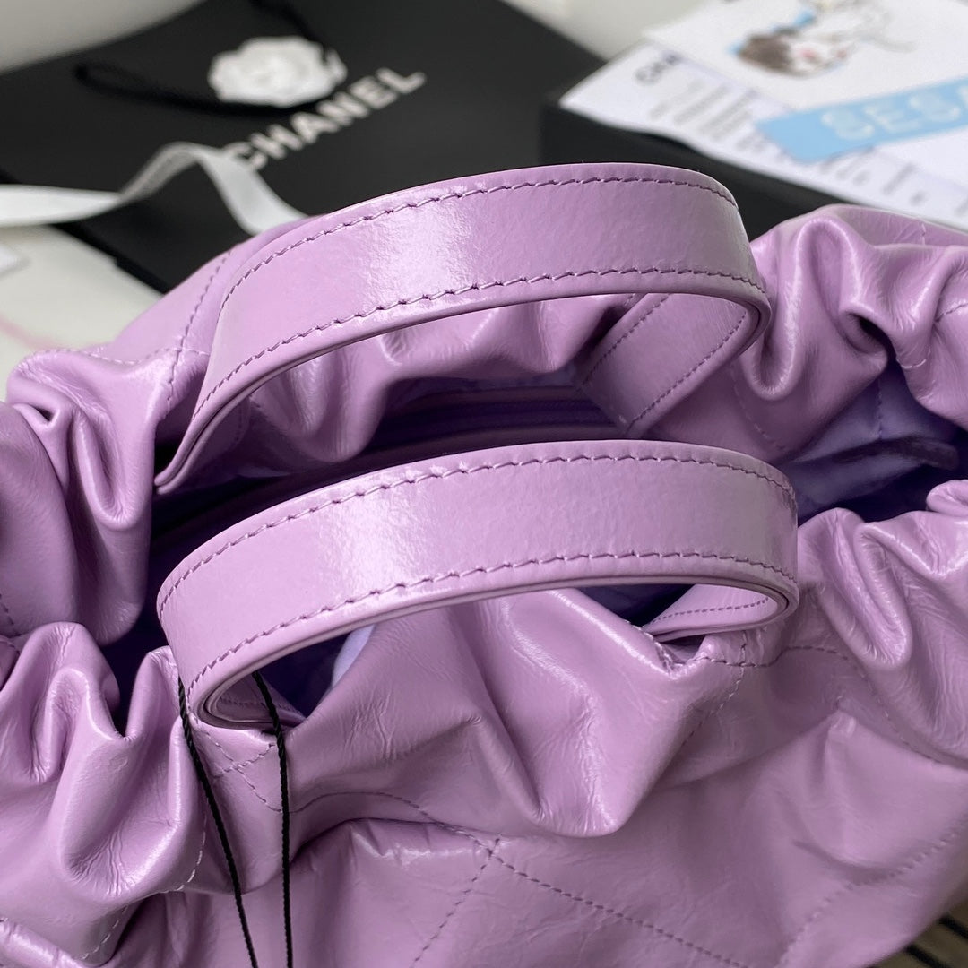 CHL -  Backpack Purple Shiny Large Bag For Women 51LO/20in