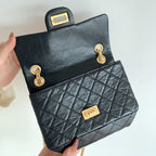 CHL - Mini 2.55 Handbag Black For Women Gold Toned Hardware 7.8in/20LO AS0874 Y04634 94305