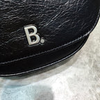 BLN-Ciaga Leader Soft Round Cross Bag In Black, For Women,  Bags 6.3in/16LO