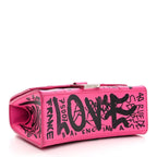 BLN-CIAGA HOURGLASS XS  GRAFFITI PRINTED CALFSKIN TOP HANDLE BAG