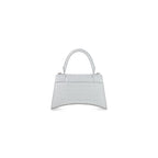 BLN-CIAGA HOURGLASS SMALL HANDBAG CROCODILE EMBOSSED IN GREY