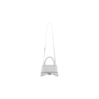 BLN-CIAGA HOURGLASS SMALL HANDBAG CROCODILE EMBOSSED IN GREY