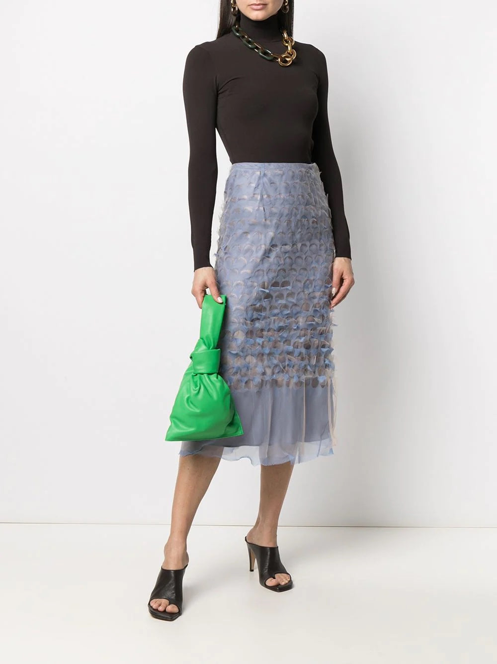 B - V MINI TWIST KNOT BAG
