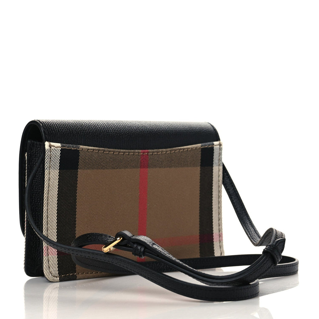 B-BERY HAMPSHIRE DERBY CALFSKIN HOUSE CHECK CROSSBODY BAG