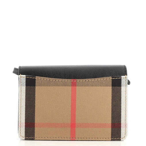 B-BERY HAMPSHIRE DERBY CALFSKIN HOUSE CHECK CROSSBODY BAG
