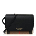 B-BERY HAMPSHIRE DERBY CALFSKIN HOUSE CHECK CROSSBODY BAG