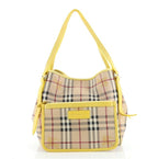 B-BERY CANTERBURY HAYMARKET CHECK SMALL TOTE BAG