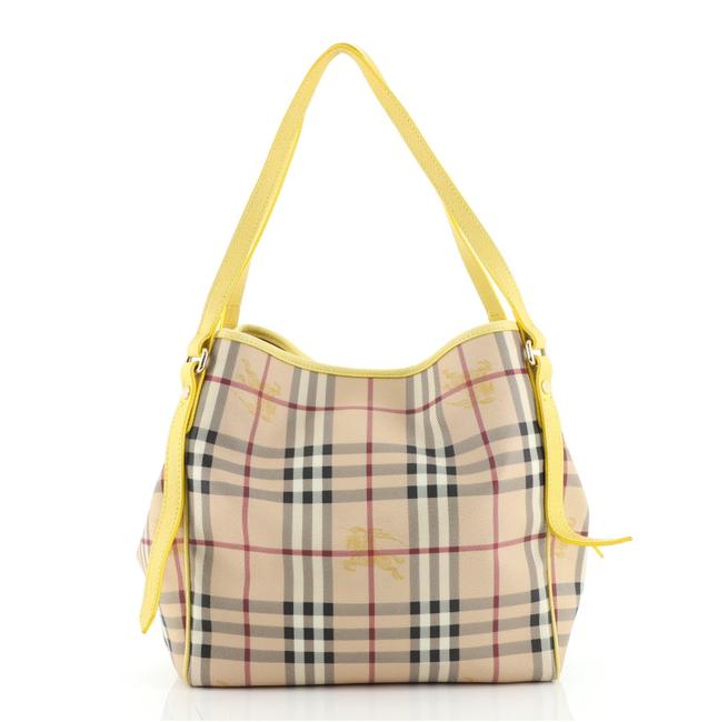 B-BERY CANTERBURY HAYMARKET CHECK SMALL TOTE BAG
