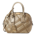 B-BERY SMALL ORCHARD CHECK METALLIC LEATHER BAG