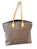 B-BERY TB MONOGRAM SOCIETY TOP HANDLE TOTE BAG