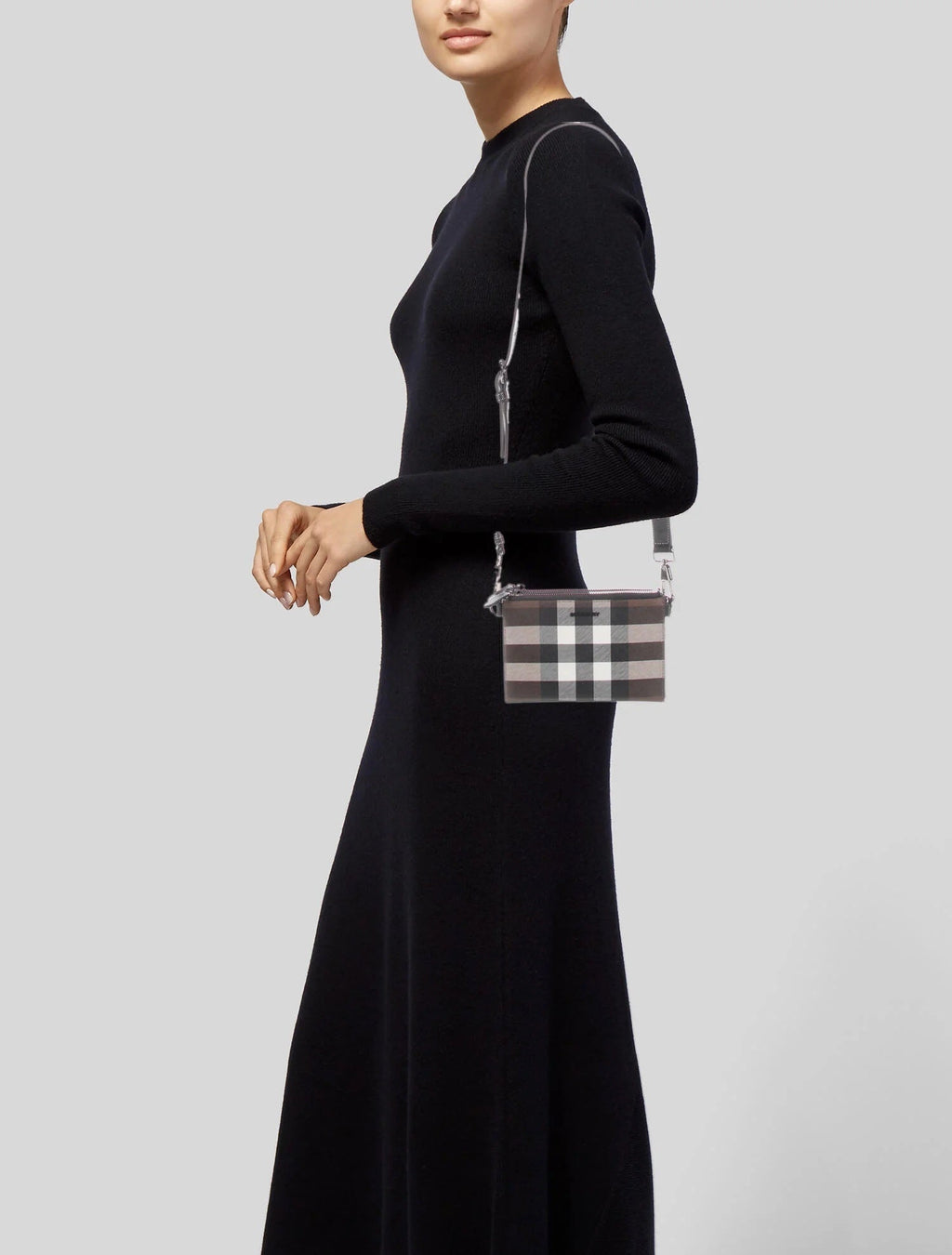B-BERY BENJI CHECK CROSSBODY BAG