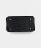 HMBlack Matte Alligator BK 25 Brushed Palladium Hardware
