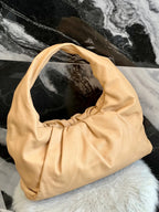 B - V CALFSKIN LEATHER THE POUCH SHOULDER BAG