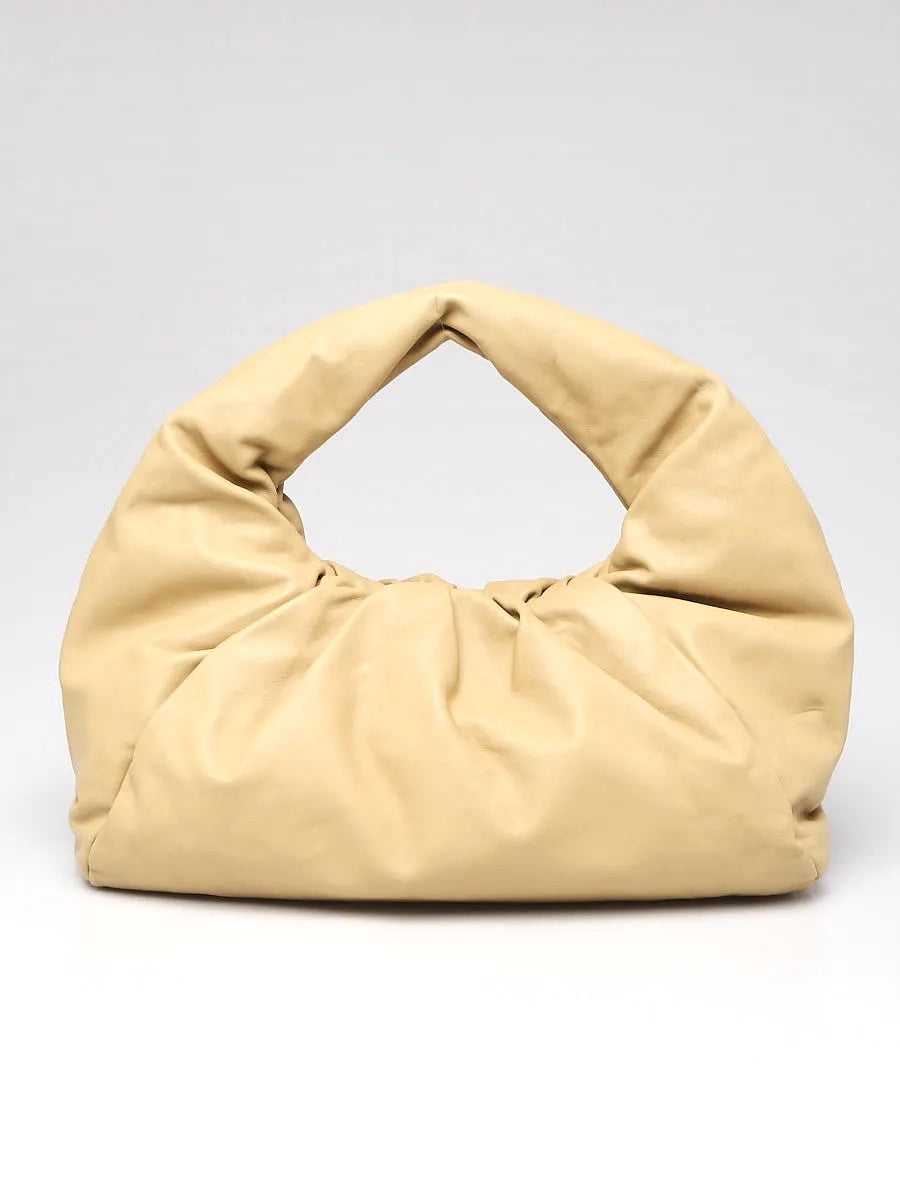 B - V CALFSKIN LEATHER THE POUCH SHOULDER BAG