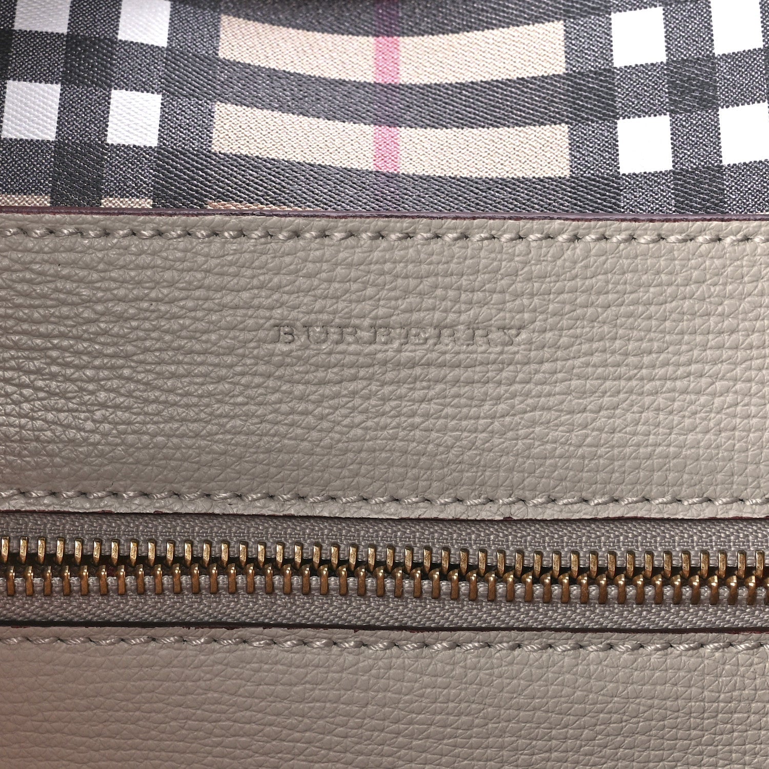 B-BERY CALFSKIN CREST EMBOSSED SMALL TOTE BAG