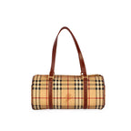 B-BERY HAYMARKET CHECK PAPILLON BARREL BAG