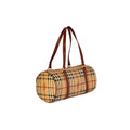 B-BERY HAYMARKET CHECK PAPILLON BARREL BAG