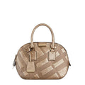 B-BERY SMALL ORCHARD CHECK METALLIC LEATHER BAG