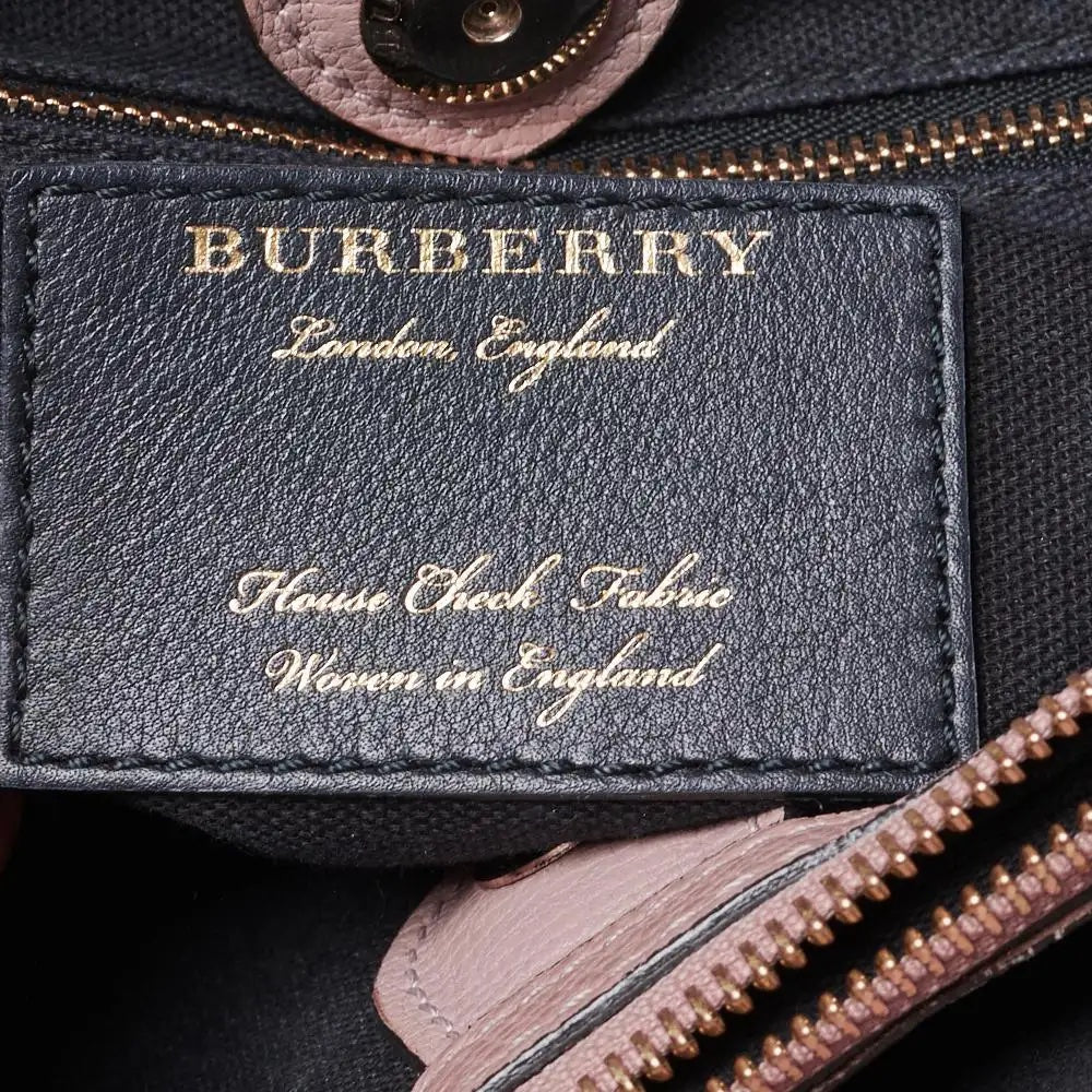 B-BERY THE BANNER MEDIUM LEATHER TOTE BAG