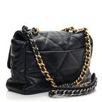 CHL -  19 MAXI FLAP BAG GOATSKIN