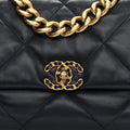 CHL -  19 MAXI FLAP BAG GOATSKIN