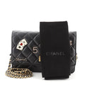 CHL -  QUILTED LAMBSKIN LUCKY CHARMS CASINO 2.55 REISSUE WALLET ON CHAIN
