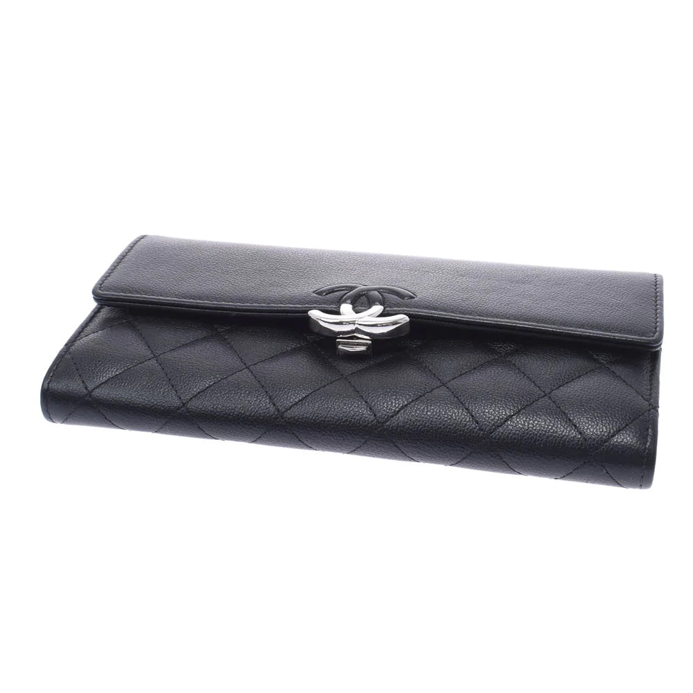 CHL -  COCO GRAINED LEATHER QUILTED CONTINENTAL WALLET