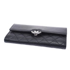 CHL -  COCO GRAINED LEATHER QUILTED CONTINENTAL WALLET