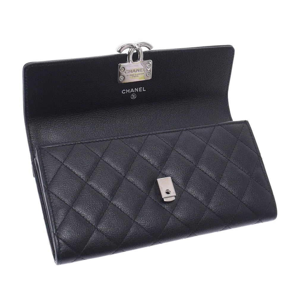 CHL -  COCO GRAINED LEATHER QUILTED CONTINENTAL WALLET