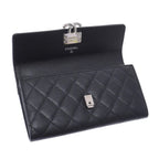 CHL -  COCO GRAINED LEATHER QUILTED CONTINENTAL WALLET