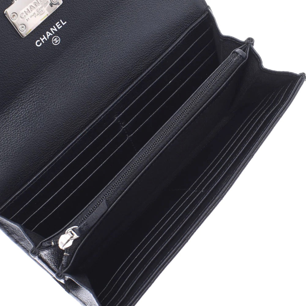 CHL -  COCO GRAINED LEATHER QUILTED CONTINENTAL WALLET