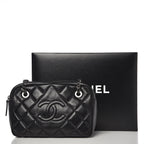 CHL -  CALFSKIN QUILTED LEATHER BALLERINA CAMERA BAG
