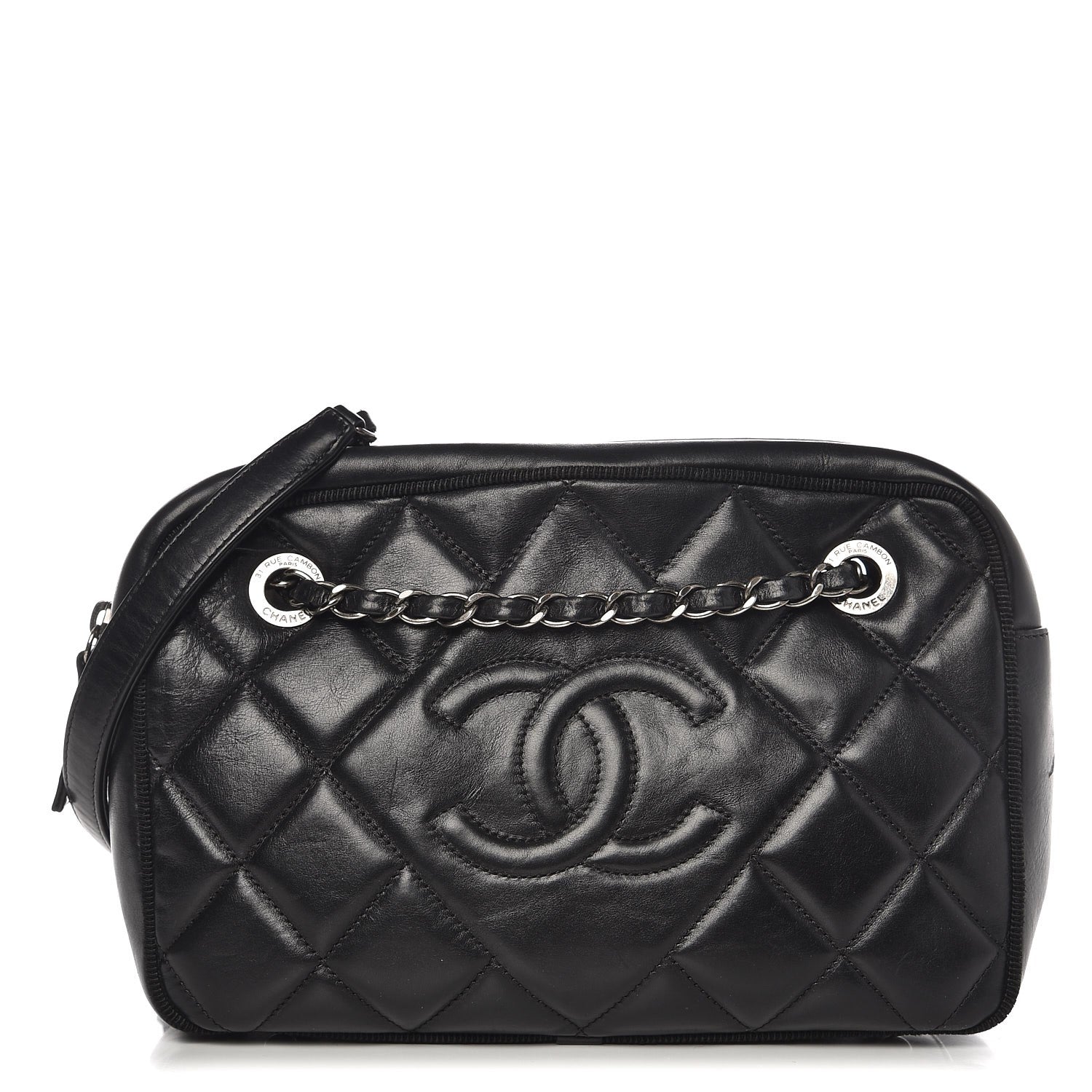 CHL -  CALFSKIN QUILTED LEATHER BALLERINA CAMERA BAG