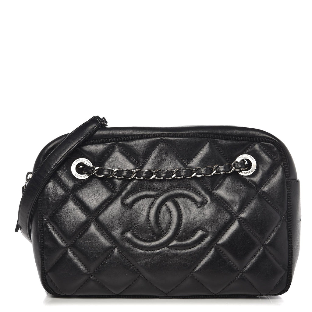 CHL -  CALFSKIN QUILTED LEATHER BALLERINA CAMERA BAG