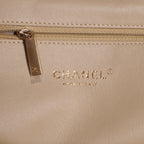CHL -  CALFSKIN STITCHED CITY ACCORDION TOTE BAG