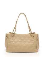 CHL -  CALFSKIN STITCHED CITY ACCORDION TOTE BAG