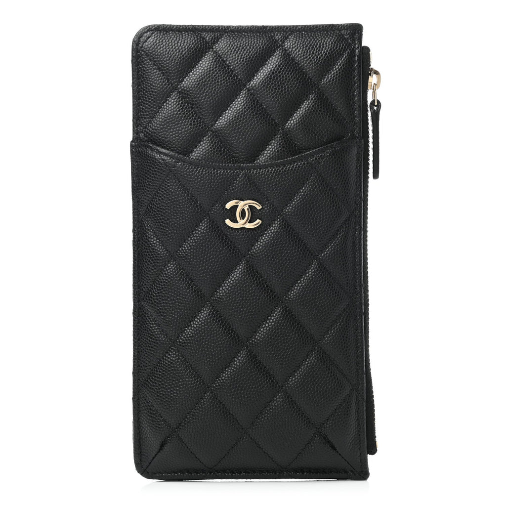 CHL -  CAVIAR QUILTED FLAT MULTI-FUNCTIONAL CASE