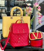 CHL -  CAVIAR QUILTED FILIGREE BACKPACK