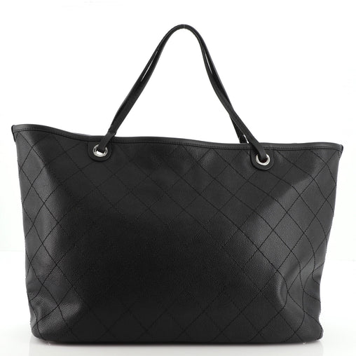 CHL -  CAVIAR QUILTED LAMBSKIN FEVER XL TOTE BAG