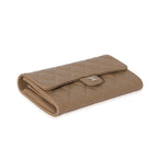 CHL -  CAVIAR QUILTED LARGE GUSSET FLAP WALLET