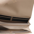 CHL -  CAVIAR QUILTED LARGE GUSSET FLAP WALLET