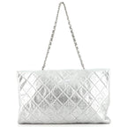 CHL -  CRUMPLED QUILTED CALFSKIN METALLIC CHAIN BAG