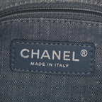 CHL -  DENIM MEDALLION MEDIUM FLAP BAG