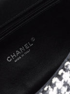 CHL -  HOUNDSTOOTH BOUCLE CLASSIC FLAP SHOULDER BAG