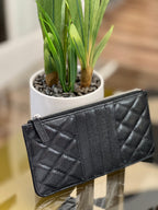 CHL -  CAVIAR QUILTED FLAT MULTI-FUNCTIONAL CASE