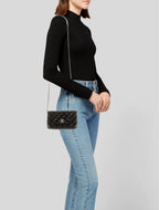 CHL -  BRILLIANT CC QUILTED PATENT WALLET ON CHAIN